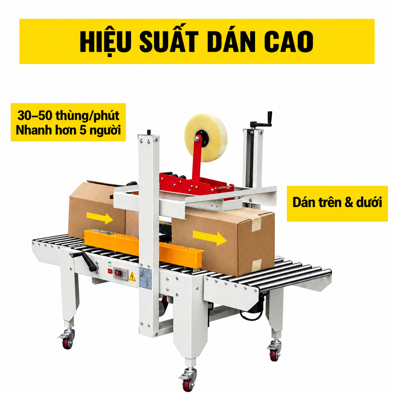 Máy dán thùng carton FXJ-4030 - ảnh 3