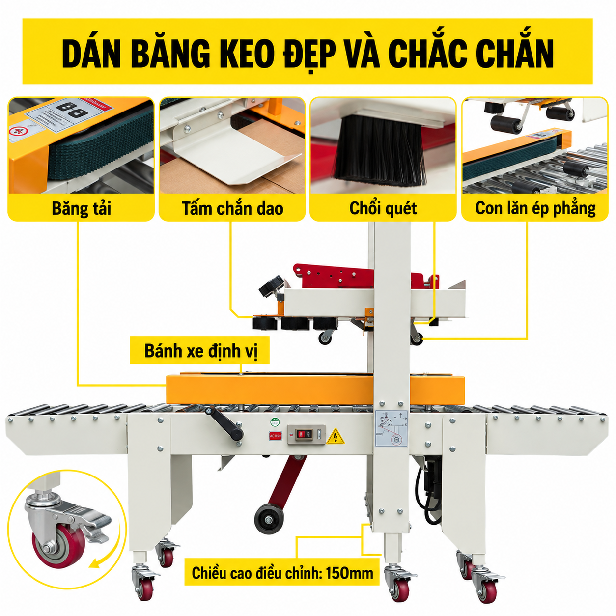 Máy dán thùng carton FXJ-4030 - ảnh 4